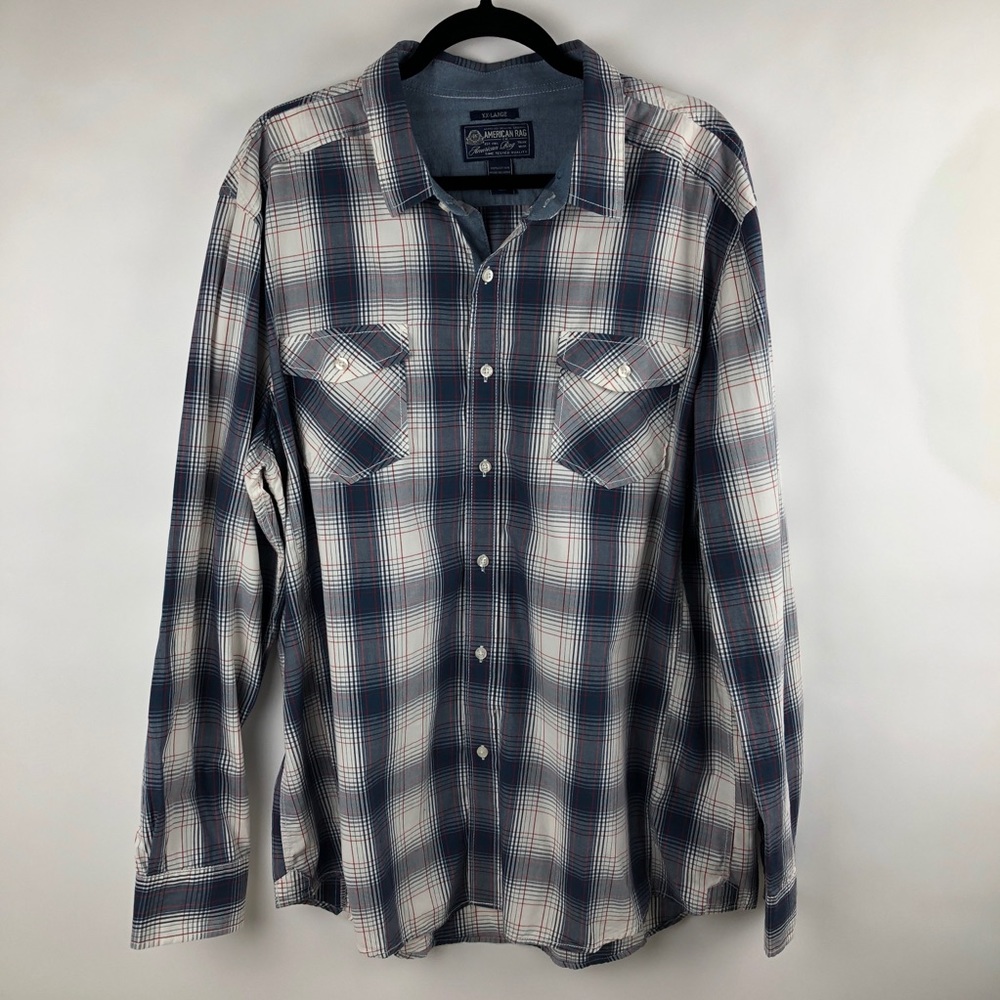 American rag western button down long sleeve XXL